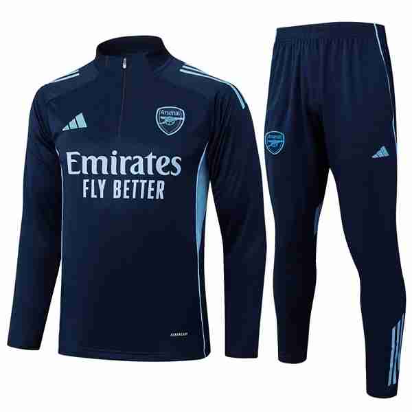 Sudadera De Training Arsenal 2025-2026 Azul 6 Felpa Allenamento Arsenal 2025 26 Blu