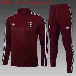 Felpa Allenamento Bambino Ajax 2025 2026 Rosso