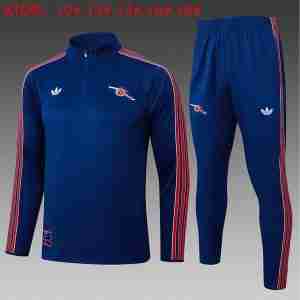 Felpa Allenamento Bambino Arsenal 2025 2026 Blu