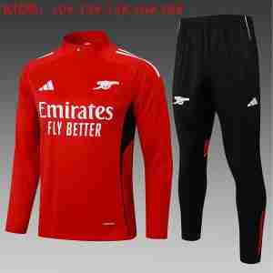 Felpa Allenamento Bambino Arsenal 2025 2026 Rosso