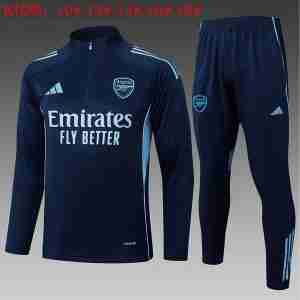 Felpa Allenamento Bambino Arsenal 2025 26 Blu