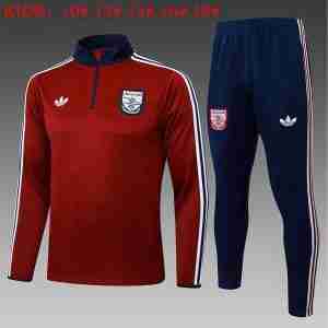 Felpa Allenamento Bambino Arsenal 2025 26 Rosso