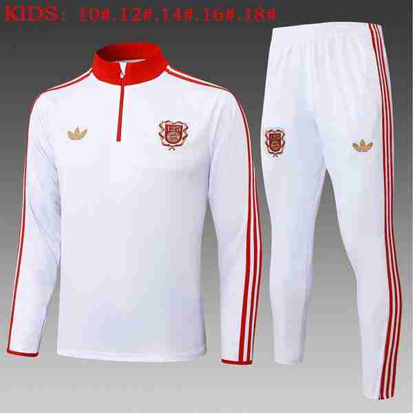 Ninos Sudadera De Training Bayern Munich 125th 2025-2026 Blanco 5 Felpa Allenamento Bambino Bayern Monaco 125th 2025 2026 Bianco