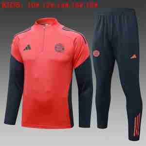 Felpa Allenamento Bambino Bayern Monaco 2025 2026 Rosso