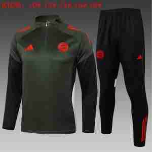 Felpa Allenamento Bambino Bayern Monaco 2025 2026 Verde