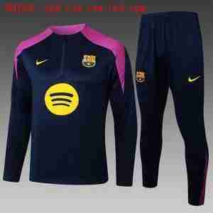 Felpa Allenamento Bambino FC Barcellona 2025 2026 Blu