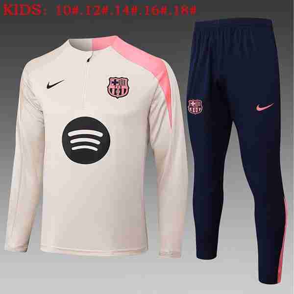 Ninos Sudadera De Training Barcelona 2025-2026 Amarillo 5 Felpa Allenamento Bambino FC Barcellona 2025 2026 Giallo