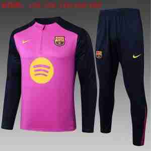 Felpa Allenamento Bambino FC Barcellona 2025 2026 Porpora