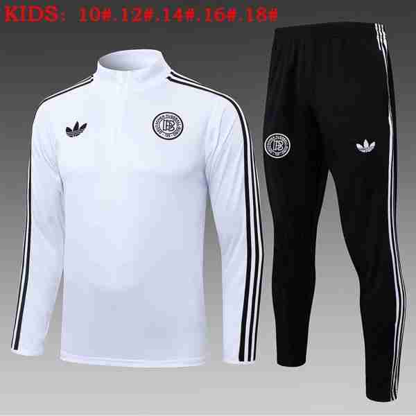 Ninos Sudadera De Training Alemania 2025-2026 Blanco 5 Felpa Allenamento Bambino Germania 2025 2026 Bianco