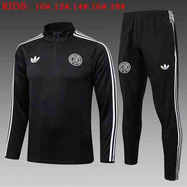 Ninos Sudadera De Training Alemania 2025-2026 Negro 5 Felpa Allenamento Bambino Germania 2025 2026 Nero