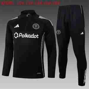 Felpa Allenamento Bambino Inter Miami 2025 2026 Nero
