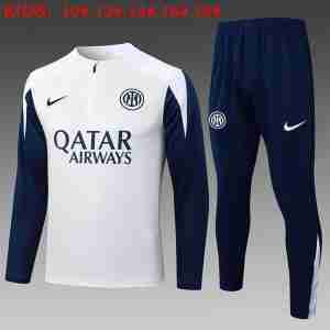 Felpa Allenamento Bambino Inter Milan 2025 2026 Bianco