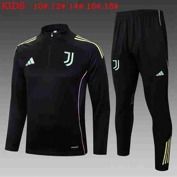 Ninos Sudadera De Training Juventus 2025-2026 Negro 5 Felpa Allenamento Bambino Juventus 2025 2026 Nero