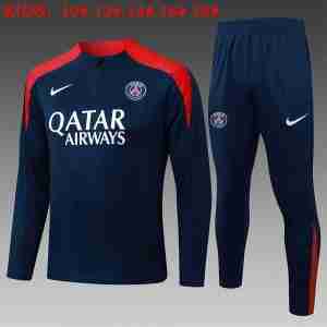 Felpa Allenamento Bambino Paris Saint Germain 2025 2026 Blu