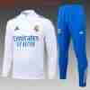 Felpa Allenamento Bambino Real Madrid 2025 2026 Bianco Blu