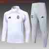 Felpa Allenamento Bambino Real Madrid 2025 2026 Bianco Grigio