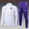 Felpa Allenamento Bambino Real Madrid 2025 2026 Bianco Porpora