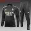Felpa Allenamento Bambino Real Madrid 2025 2026 Grigio Verde
