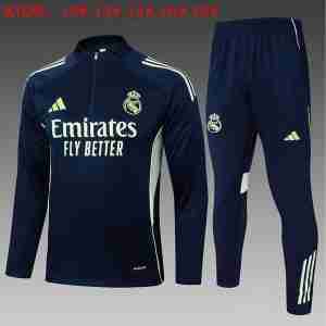 Felpa Allenamento Bambino Real Madrid 2025 2026 Marina Blu