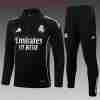 Felpa Allenamento Bambino Real Madrid 2025 2026 Nero Bianco