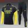 Felpa Allenamento Bambino Real Madrid 2025 2026 Nero Giallo