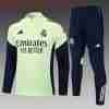 Felpa Allenamento Bambino Real Madrid 2025 2026 Verde Nero
