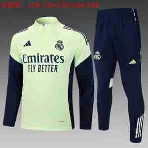 Felpa Allenamento Bambino Real Madrid 2025 2026 Verde Nero