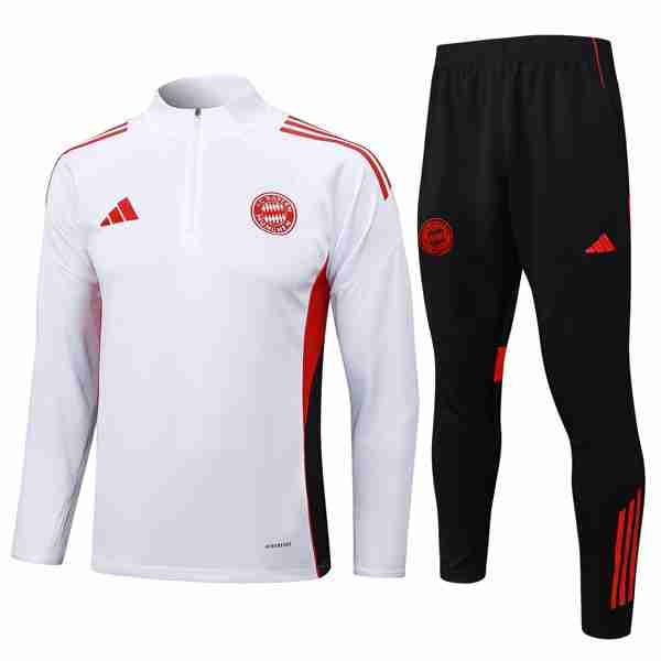 Sudadera De Training Bayern Munich 2025-2026 Blanco 6 Felpa Allenamento Bayern Monaco 2025 2026 Bianco