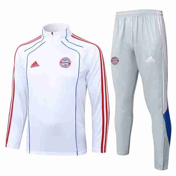 Sudadera De Training Bayern Munich 2025-2026 Blanco 7 Felpa Allenamento Bayern Monaco 2025 26 Bianco