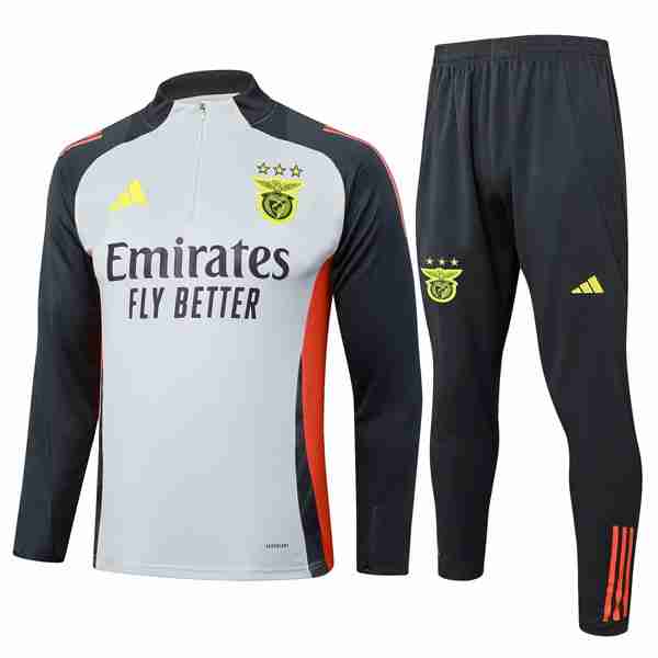 Sudadera De Training Benfica 2025-2026 Gris 5 Felpa Allenamento Benfica 2025 2026 Grigio