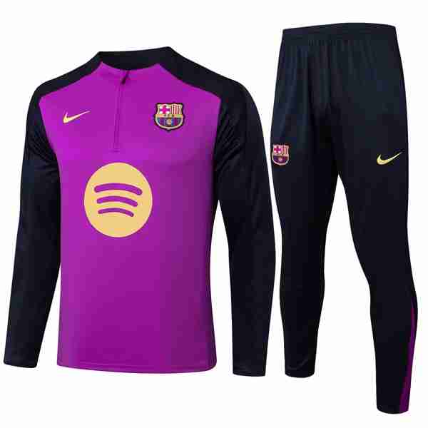 Sudadera De Training Barcelona 2025-2026 Purpura 5 Felpa Allenamento FC Barcellona 2025 2026 Porpora