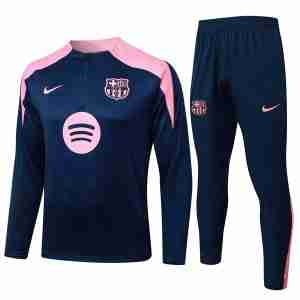 Felpa Allenamento FC Barcellona 2025 26 Blu