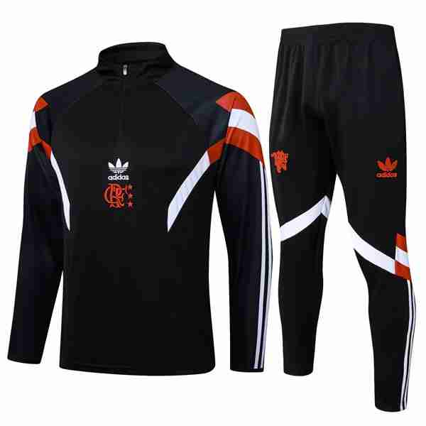 Sudadera De Training Flamengo 2025-2026 Negro 5 Felpa Allenamento Flamengo 2025 2026 Nero