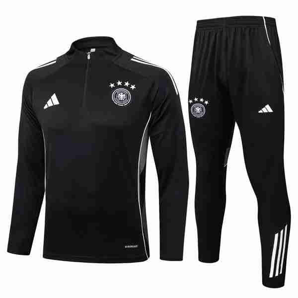 Sudadera De Training Alemania 125th 2025-2026 Negro 5 Felpa Allenamento Germania 125th 2025 26 Nero