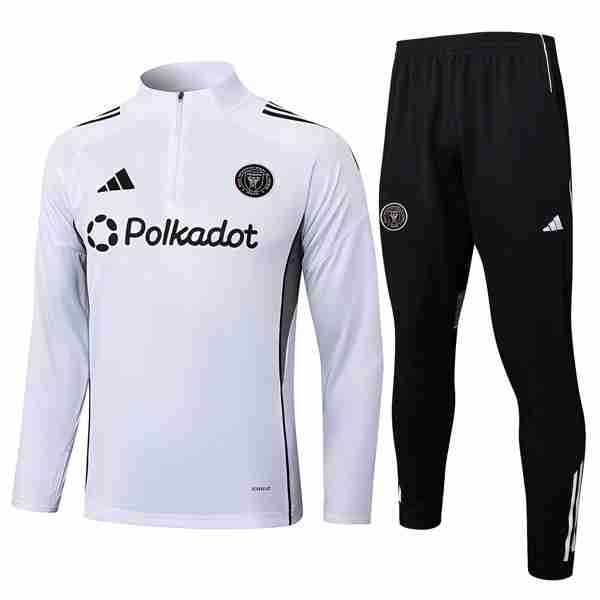 Sudadera De Training Inter Miami 2025-2026 Blanco 5 Felpa Allenamento Inter Miami 2025 2026 Bianco