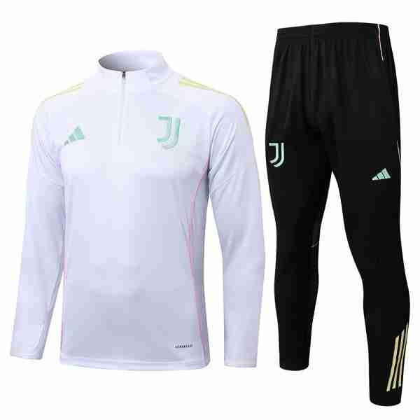 Sudadera De Training Juventus 2025-2026 Blanco 5 Felpa Allenamento Juventus 2025 2026 Bianco