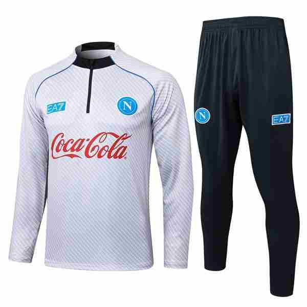 Sudadera De Training Napoli 2025-2026 Blanco 5 Felpa Allenamento Napoli 2025 2026 Bianco