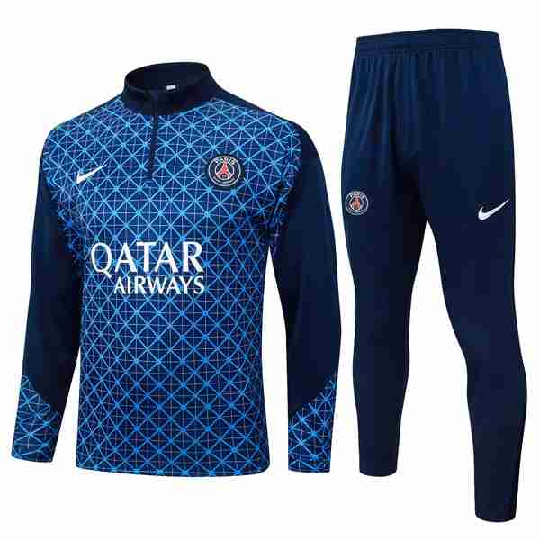 Sudadera De Training PSG 2025-2026 Azul 5 Felpa Allenamento Paris Saint Germain 2025 2026 Blu