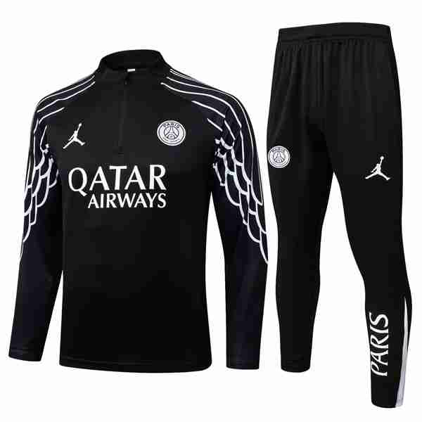 Sudadera De Training PSG 2025-2026 Negro 5 Felpa Allenamento Paris Saint Germain 2025 2026 Nero