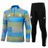 Felpa Allenamento Real Madrid 2025 2026 Blu Grigio