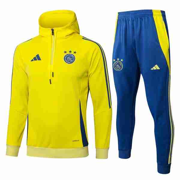 Sudadera Con Capucha Ajax 2025-2026 Amarillo 5 Felpa Con Cappuccio Ajax 2025 2026 Giallo