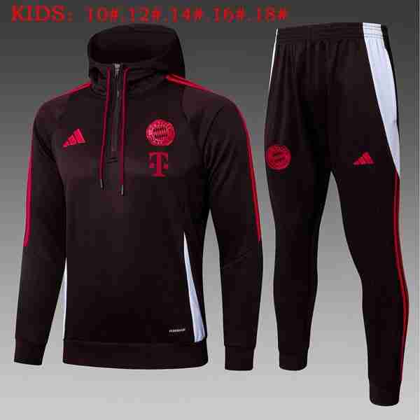 Ninos Sudadera Con Capucha Bayern Munich 2025-2026 Rojo 5 Felpa Con Cappuccio Bambino Bayern Monaco 2025 2026 Rosso