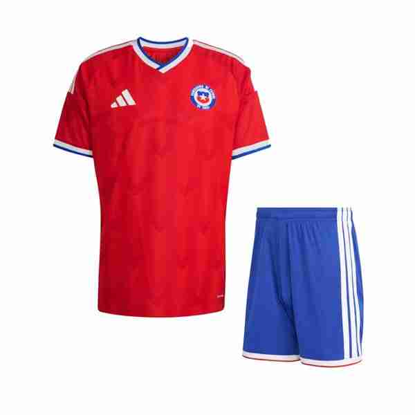 Camiseta Chile 1ª Niño 2026 Maglia Calcio Chile Set Bambino Prima 2026