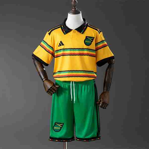 Camiseta Jamaica 1ª Niño 2026 Maglia Calcio Jamaica Set Bambino Prima 2026