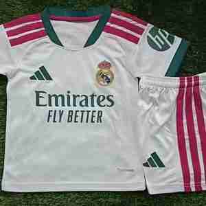 Maglia Calcio Real Madrid Set Bambino Prima 2026 2027