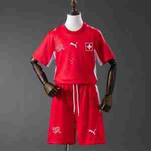 Maglia Calcio Suiza Set Bambino Prima 2026