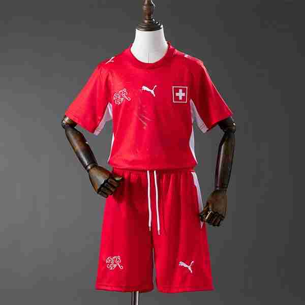 Camiseta Suiza 1ª Niño 2026 Maglia Calcio Suiza Set Bambino Prima 2026