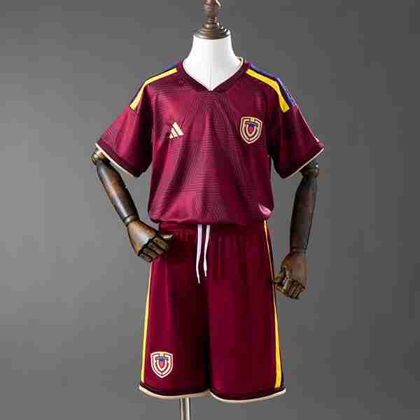 Camiseta Venezuela 1ª Niño 2026 Maglia Calcio Venezuela Set Bambino Prima 2026