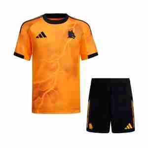 Maglietta Calcio AS Roma Set Bambino Away 2025 2026