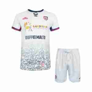 Maglietta Calcio Cagliari Calcio Set Bambino Away 2025 2026